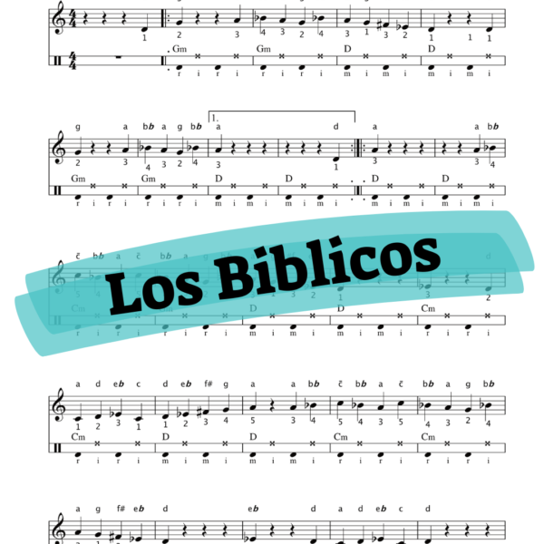 Los Biblicos ladino old jewish traditional super easy notation sheet assi rose methods - kleyzmer gypsy european east balkan russian gypsy music how to play learn chords bass lines on accordion